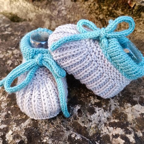 Strickanleitung Babyschuhe Peanut Ohne Nadelspiel