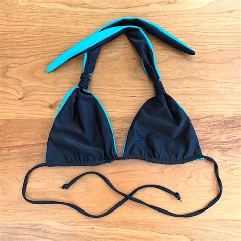 L Space Swim Never Worn L Space Blue And Black Bikini Poshmark