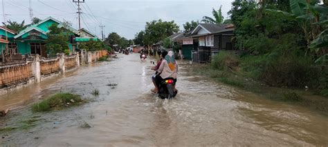 Dua Kecamatan Terendam Akibat Intensitas Curah Hujan Tinggi Ratusan