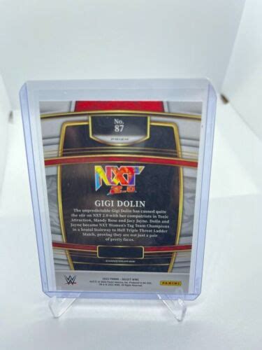 2022 Panini Select WWE Concourse Tri Color Prizm 87 Gigi Dolin For