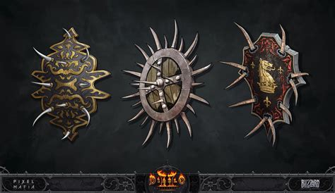 Modelos Y Arte Conceptual De Armas De Diablo Ii Resurrected Por Pixel