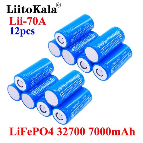 Liitokala Lii 70a 32700 3 2v 7000mah Lifepo4 Rechargeable Battery Cell