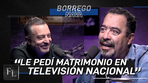 Le Pedí Matrimonio en Televisión Nacional El Borrego Nava YouTube