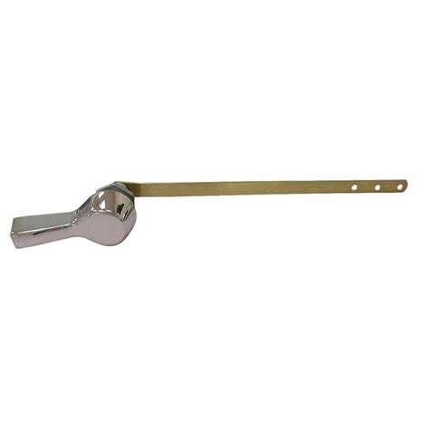 Fit All Premium Tank Trip Lever 8 Flat Brass Arm With Metal Spud