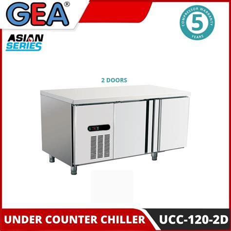 Jual UNDER COUNTER CHILLER GEA UCC 120 2D UNDERCOUNTER STAINLESS DAPUR