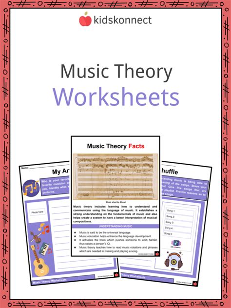 Music Theory for Kids - Notes, Basic Elements, Worksheets - Worksheets Library