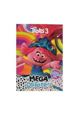 Trolls Trolls Libro Para Pintar Mega Colorea Escenas