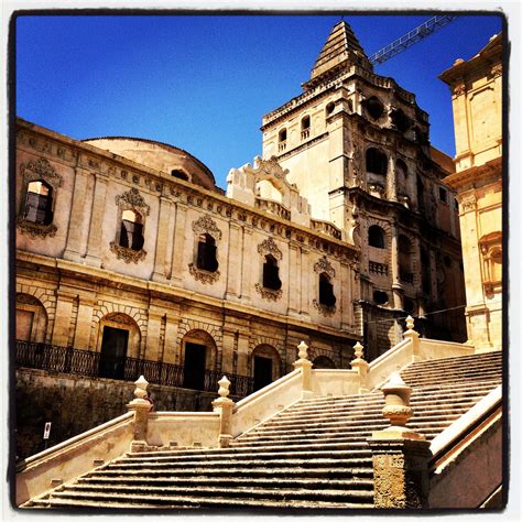 Noto Cathedral, Sicily, Italy Places Ive Been, Places To Visit, Stairs ...