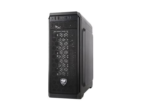 Cougar MX330-G Mid Tower Case with Full Tempered Glass Window and USB 3 ...