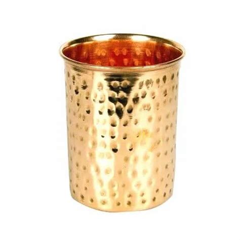 Golden Hammered Copper Glass Capacity Ml At Rs Piece In