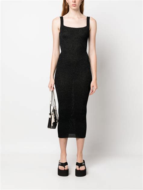 A ROEGE HOVE Emma Ribbed Knit Midi Dress Farfetch