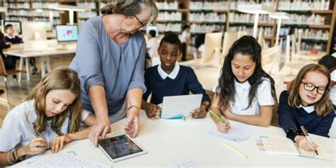 Classmates Having Lesson With Teacher Stock Photo By ©rawpixel 106442226