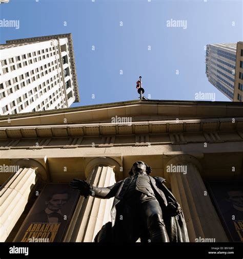 Federal Hall, Wall Street, New York City USA Stock Photo - Alamy