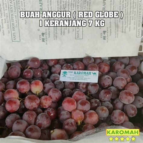 Jual Buah Anggur Keranjang Buah Anggur Dus Besar Isi Fresh Kg