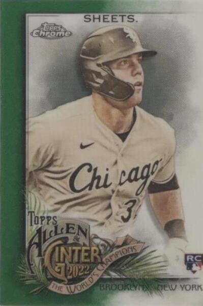 Topps Allen Ginter Chrome Green Refractor Gavin Sheets