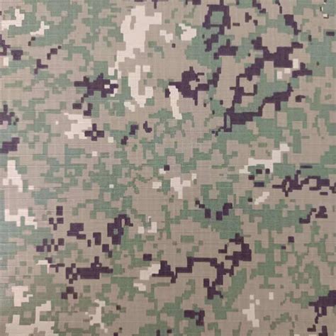 Military Style Twill Digital Woodland Nylon Cotton Blended Camouflage