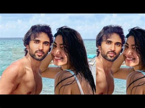 Rashmika Mandanna And Vijay Devarakonda Enjoying Maldives Vacation