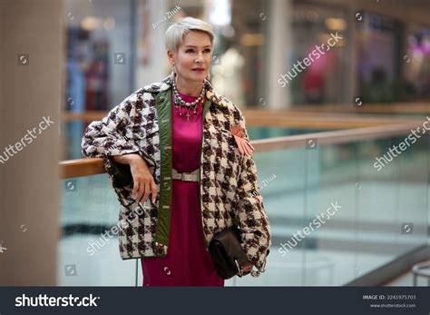Mature Woman Fashion Style Portrait Female Stock Photo Shutterstock
