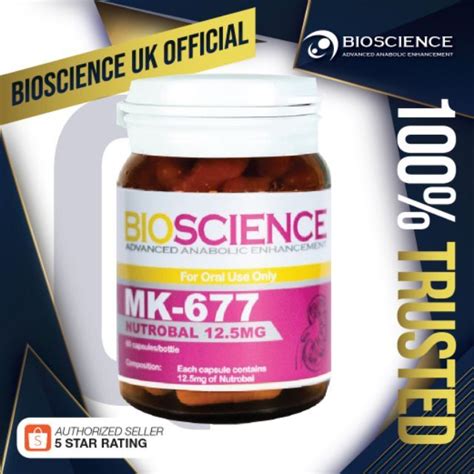 Sarms Bioscience Nutrobal Mk 677 125mg 60 Capsules X 1 Shopee