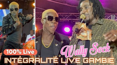 INTÉGRALITÉ SOIRÉE LIVE 1st DAY GAMBIE AVEC WALLY SECK HIER AVEC LE