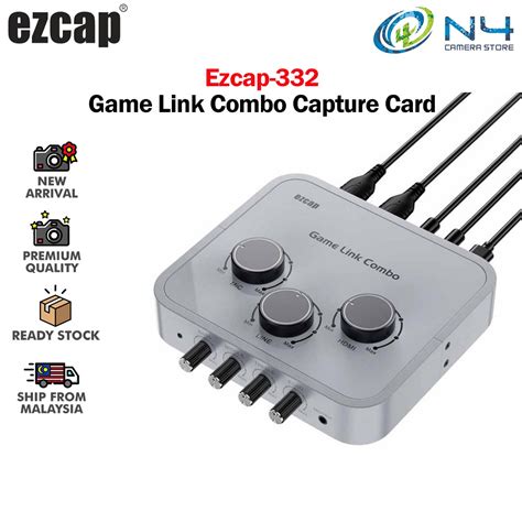 Ezcap Game Link Combo Capture Card Record And Live Stream Video