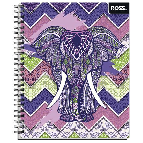 Cuaderno Universitario Pattern Hojas Pack Uni Ross Librer A