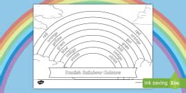 Free French Rainbow Colouring Activity Teacher Made