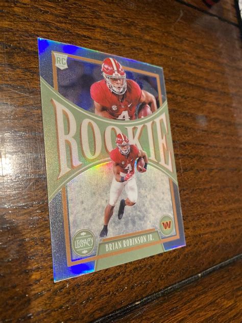 Mavin Panini Legacy Brian Robinson Jr Chrome Rc Commanders