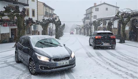 La Aemet Activa El Aviso Amarillo Por Nevadas Para Este Martes En La