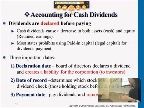 Accounting For Cash Dividends Youtube