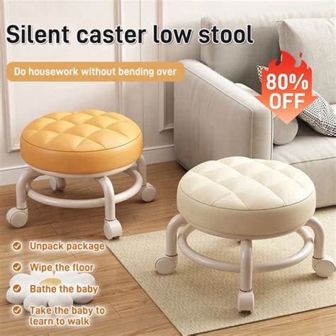 Scuc Silent Caster Low Stool Lazada