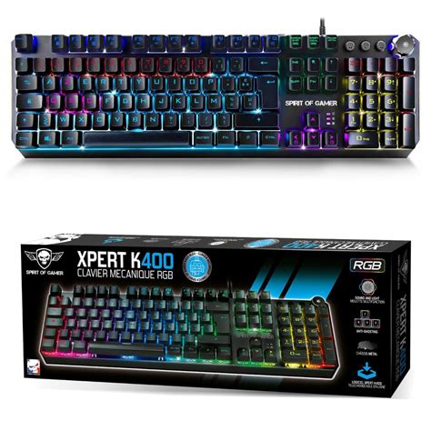 Spirit Of Gamer Keyboard Azerty French Backlit Keyboard Xpert K