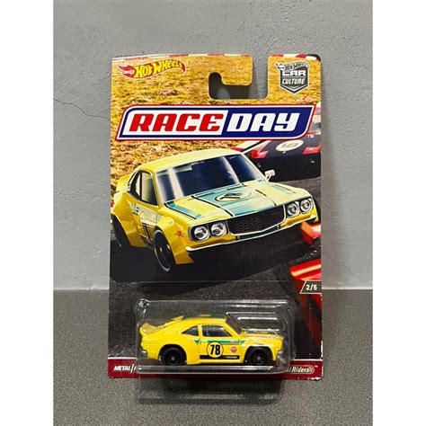 Hot Wheels Premium 風火輪 Mazda RX RX 馬自達 Race Day 膠胎 汽車文化 蝦皮購物
