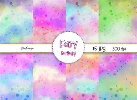 Fairy Digital Paper Graphic By Starddesign Creative Fabrica