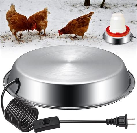 Amazon Inch Chicken Water Heater Base Gallons Poultry