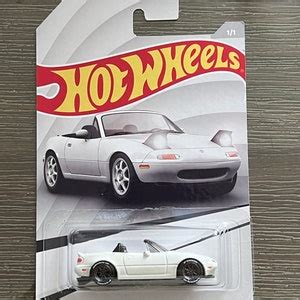 Hot Wheels Custom Card Mazda Miata 1 64 With Real Rider Swap Wheels And Custom Paint Etsy