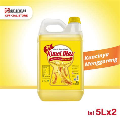 Jual Kunci Mas Minyak Goreng Jerigen 5 L Twin Pack Shopee Indonesia