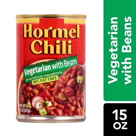 Hormel Chili Vegetarian With Beans 15 Ounce