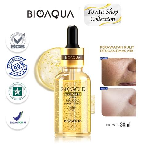 Jual Bioaqua 24k Gold Serum 30ml Serum Skin Care Serum Real Gold