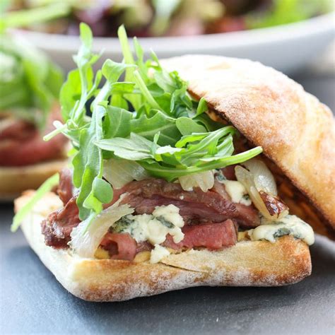 Gourmet Blue Cheese Steak Sandwiches Recipe Litehouse Recipe