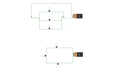 Circuit Design Parallel Series Circuit Tinkercad