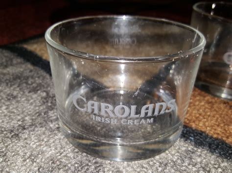 Lot 2 Carolan S Carolans Irish Cream Short Etched Glass EBay