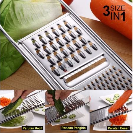 Jual Parutan Ukuran Size In Buah Keju Sayur Grater Stainless