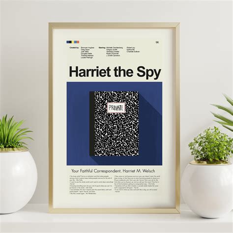 Harriet the Spy Inspired Mid-century Modern Print 12x18 or 18x24 Print ...