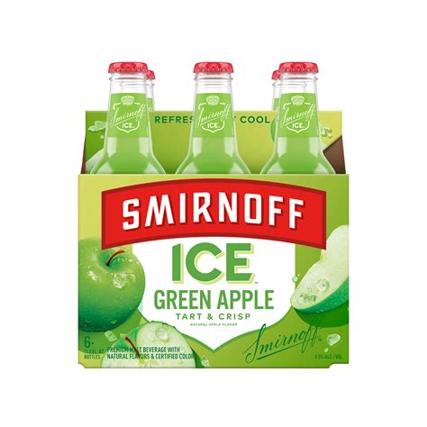 Smirnoff Ice Green Apple Bite Pk Bottles Shop Malt Beverages