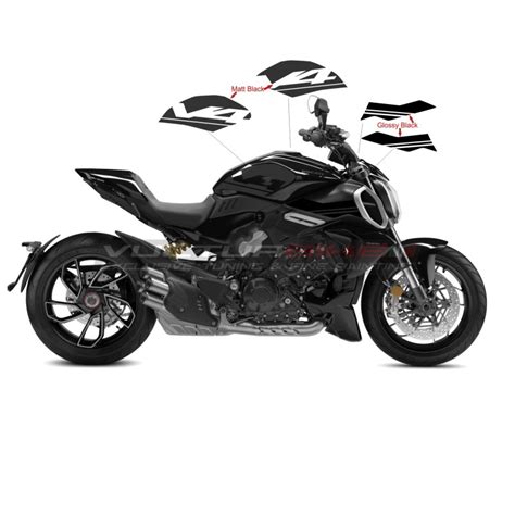 Pegatinas De Carenados Laterales Y Dep Sito Ducati Diavel V