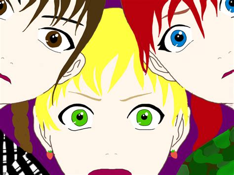 Blond Brunette And A Redhead By Cleverfox1 On DeviantArt