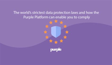 The Worlds Strictest Data Protection Laws And How The Purple Platform