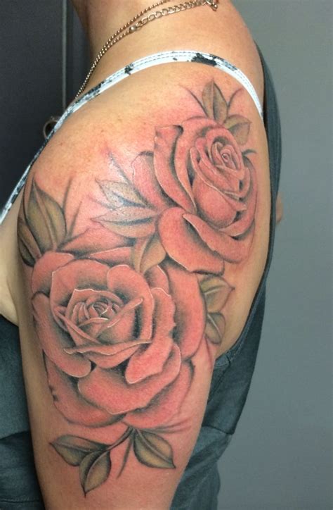 Realistic Roses My New Tattoo Rose Tattoos Realistic Rose Tattoo