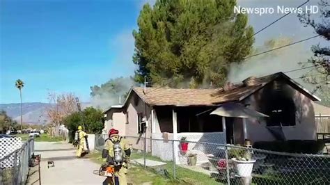 1 Killed 3 Firefighters Injured In San Bernardino House Fire Abc7